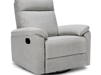 M24387FTG,DaVinci,Suzy Swivel Recliner in Frost Grey
