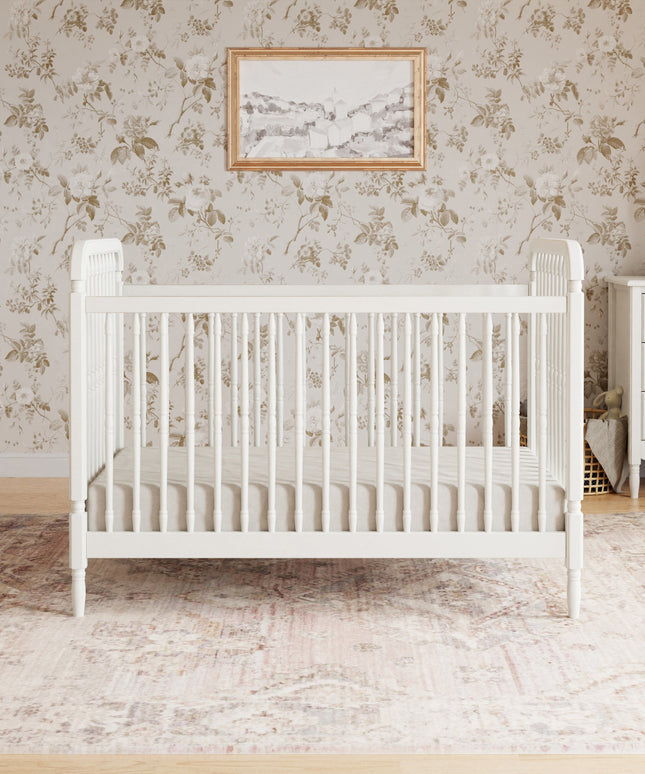 M7101RW,Namesake,Liberty 3-in-1 Convertible Spindle Crib w/Toddler Bed Conversion Kit in Warm White