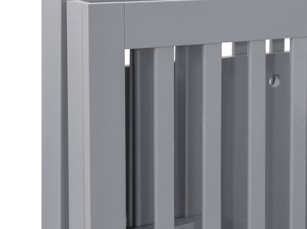 M6698G,Babyletto,Origami Mini Crib in Grey Finish