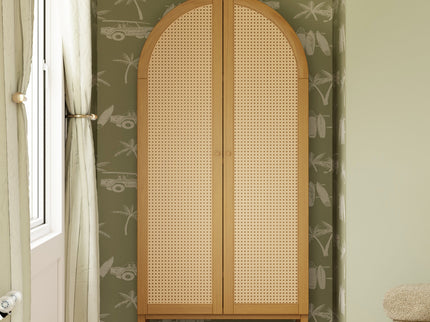 M25929HY,Babyletto Kids,Bondi Cane Armoire  Assembled in Honey