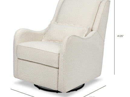 M27787WB,Namesake,Devon Recliner and Swivel Glider in Ivory Boucle
