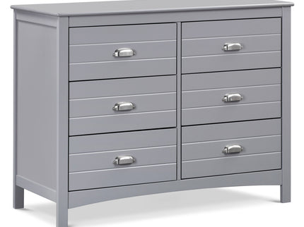 F16906G,Carter's,Nolan 6-Drawer Double Dresser in Grey