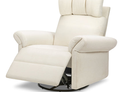 M24386VN,DaVinci,Suzy Flex Swivel Recliner w/ Adj. Arms & Headrest in Vanilla