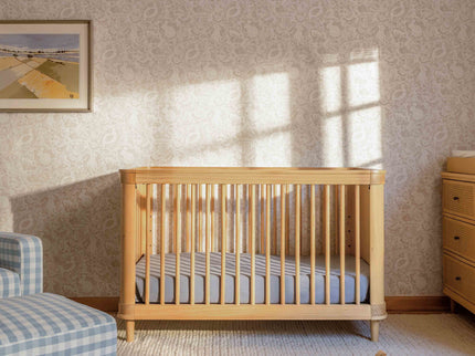 M23701HYHC,Namesake,Marin with Cane 3-in-1 Convertible Crib in Honey and Honey Cane