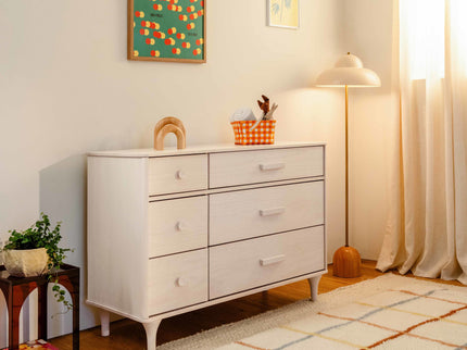 M9016NX,Babyletto,Lolly 6-Drawer Double Dresser  Assembled in Washed Natural