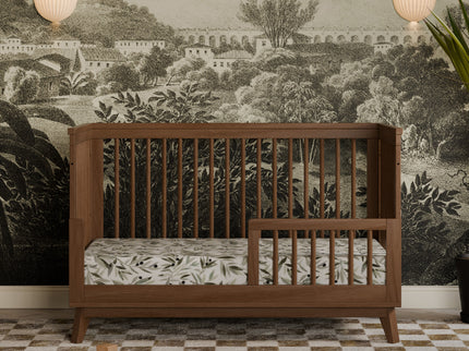 M5801NL,Babyletto,Scoot 3-in-1 Convertible Crib w/Toddler Bed Conversion Kit in Natural Walnut