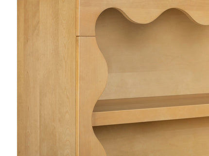 M31111HY,Babyletto Kids,Lido Wave Bookcase in Honey