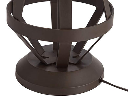 Pacific Coast 30 1/2" Tiffany-Style Amber Glass Pull Chain Table Lamp