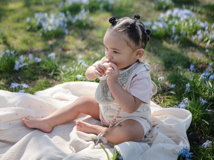 Mushie Organic Cotton Muslin Swaddle Blanket