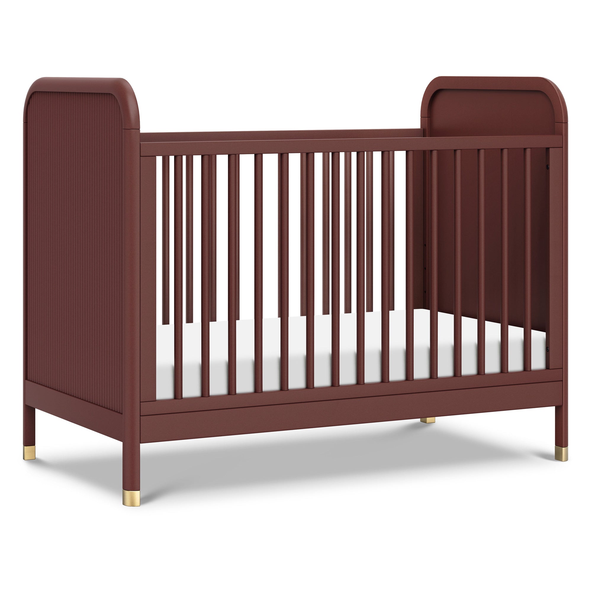 M26742CR,Namesake,Brimsley Tambour 3-in-1 Convertible Crib in Crimson