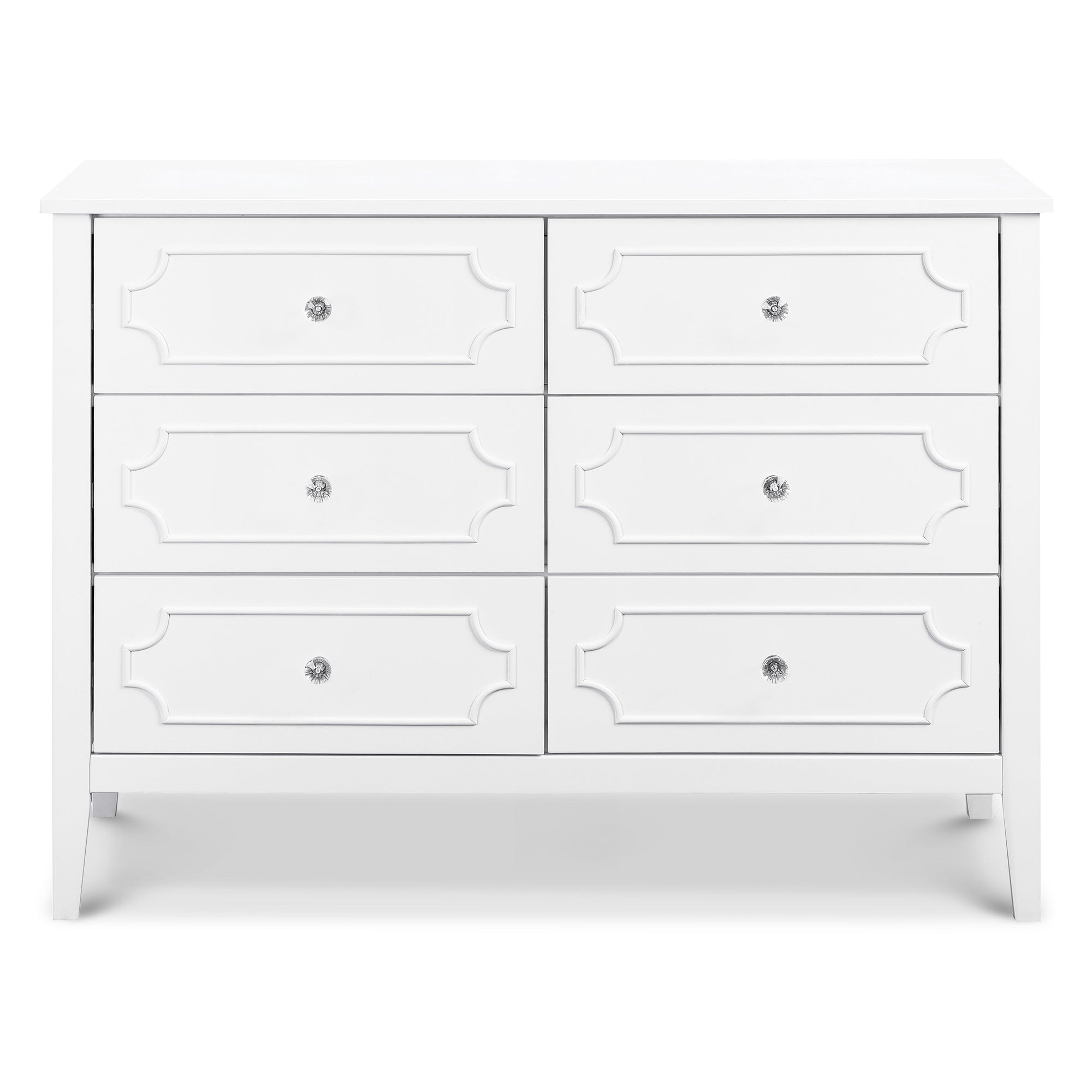 M11426W,DaVinci,Chloe Regency 6-Drawer Dresser in White