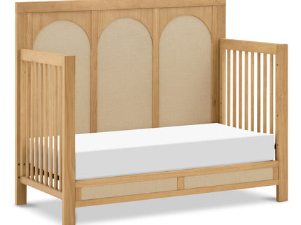M24801HYPSEW,Namesake,Eloise 4-in-1 Convertible Crib in Honey & Performance Sand Eco-Weave