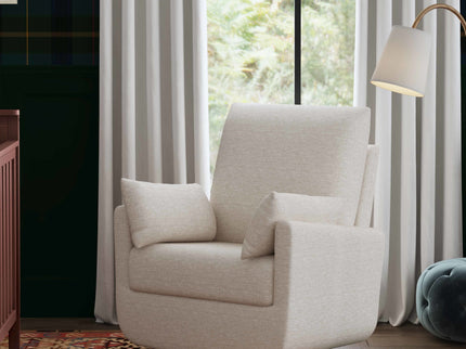 M24587BH,DaVinci,Juno Swivel Glider in Beach