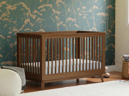 M5801NL,Babyletto,Scoot 3-in-1 Convertible Crib w/Toddler Bed Conversion Kit in Natural Walnut