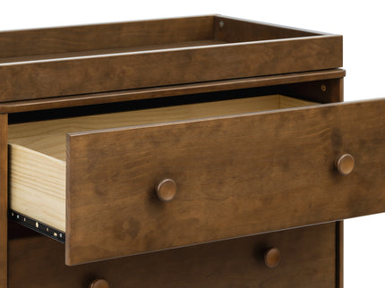 M9023NL,Babyletto,Lolly 3-Drawer Changer Dresser in Natural Walnut