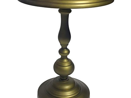 Pearson 18 1/2" Wide Antique Brass Round Accent Table