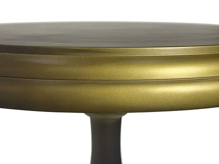 Pearson 18 1/2" Wide Antique Brass Round Accent Table