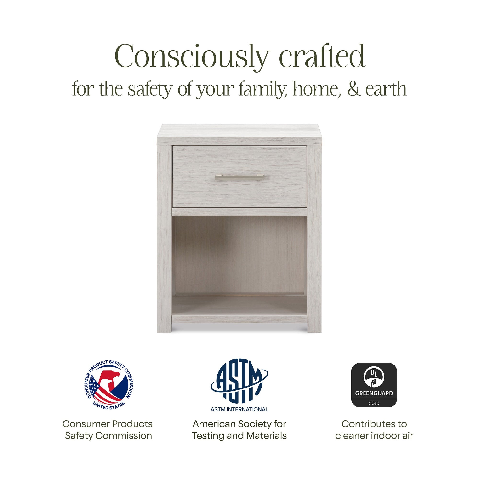 B26460WDF,Monogram by Namesake,Hemsted Nightstand  Assembled in White Driftwood