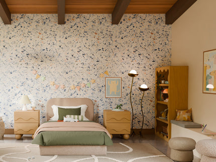 M31111HY,Babyletto Kids,Lido Wave Bookcase in Honey