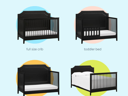 M11441E,DaVinci,Chloe Regency 4-in-1 Convertible Crib in Ebony