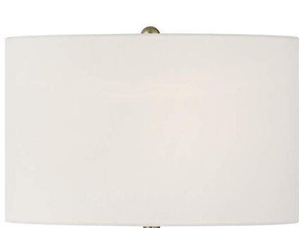 Possini Euro 29 1/2" High Victoria White and Blue Ceramic Table Lamp