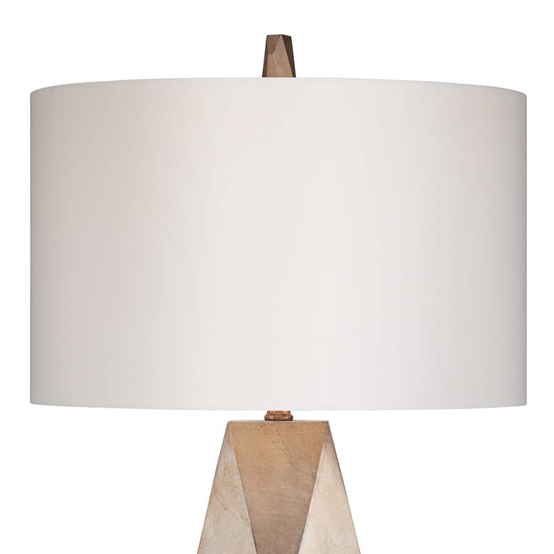 Possini Euro 32 1/2" Champagne Gold Geometric Table Lamps Set of 2
