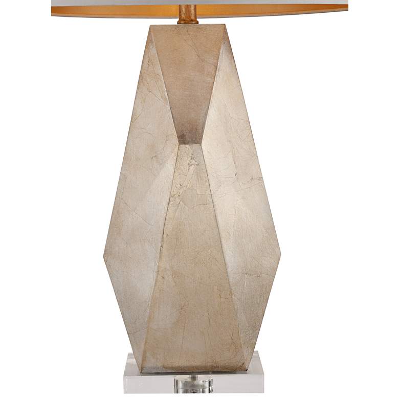 Possini Euro 32 1/2" Champagne Gold Geometric Table Lamps Set of 2