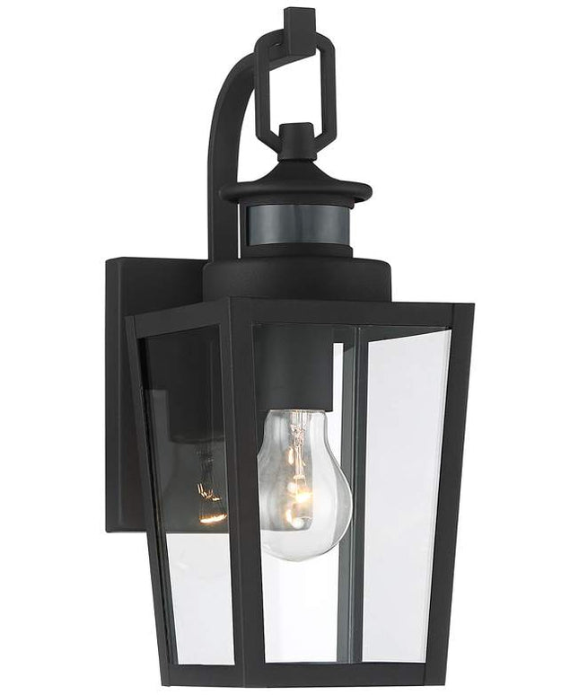 Possini Euro Ackerly 14" High Motion Sensor Outdoor Wall Light