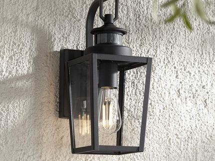 Possini Euro Ackerly 14" High Motion Sensor Outdoor Wall Light