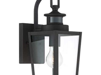 Possini Euro Ackerly 14" High Motion Sensor Outdoor Wall Light