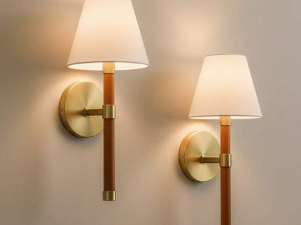 Possini Euro Aniline 17 1/2"H Soft Gold Wall Sconce Set of 2