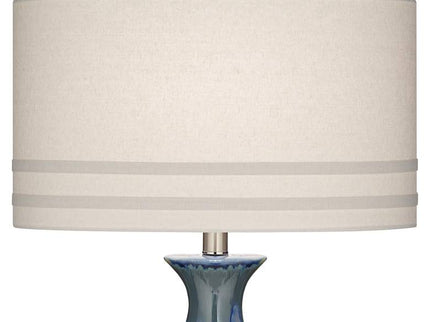 Possini Euro Annette 38" High Blue Drip Ceramic Table Lamps Set of 2