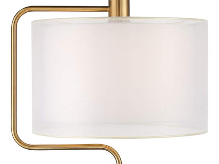 Possini Euro Carlyle USB Port and Outlet Modern Desk Lamps Set of 2