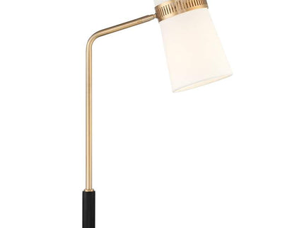 Possini Euro Cartwright 32" Antique Brass and Black USB Desk Lamp