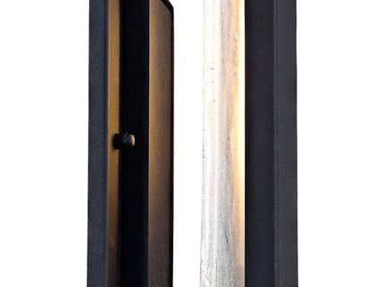 Possini Euro Cascadia 11 3/4" Black and Glass LED Sconces Set of 2