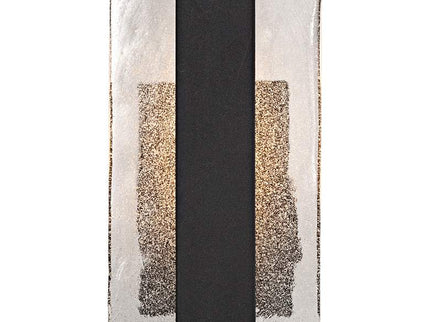 Possini Euro Cascadia 11 3/4" Black and Glass LED Sconces Set of 2