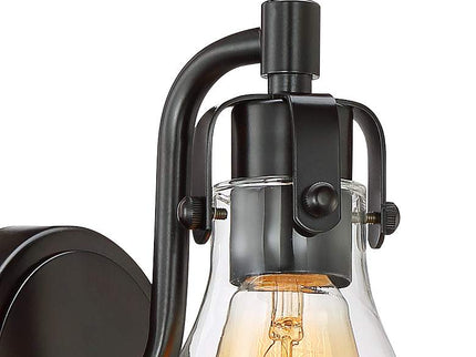 Possini Euro Cindy 8 1/2" High Bronze Beaker Wall Sconce Set of 2