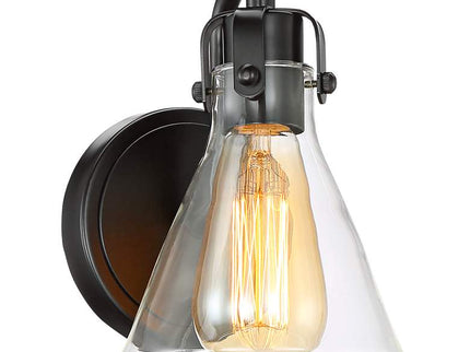 Possini Euro Cindy 8 1/2" High Bronze Beaker Wall Sconce Set of 2