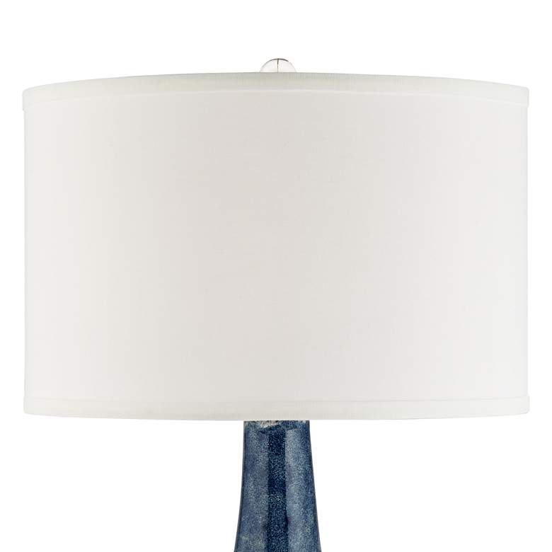 Possini Euro Collin 26 3/4" Blue Modern Coastal Ceramic Table Lamp