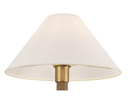 Possini Euro Conrad 11"H Brushed Champagne Wood Wall Sconce Set of 2