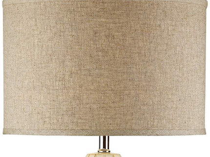 Possini Euro Cosgrove 32 3/4" Oval White Modern Ceramic Table Lamp