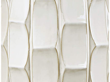 Possini Euro Cosgrove 32 3/4" Oval White Modern Ceramic Table Lamp