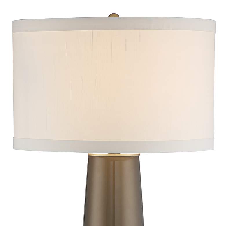 Possini Euro Design Karen 36" High Dark Gold Tall Glass Table Lamp