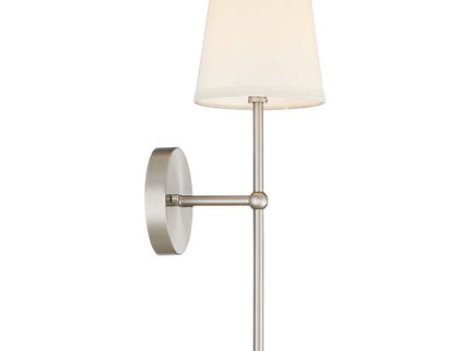 Possini Euro Elena 21" High Brushed Nickel Wall Sconce Set of 2