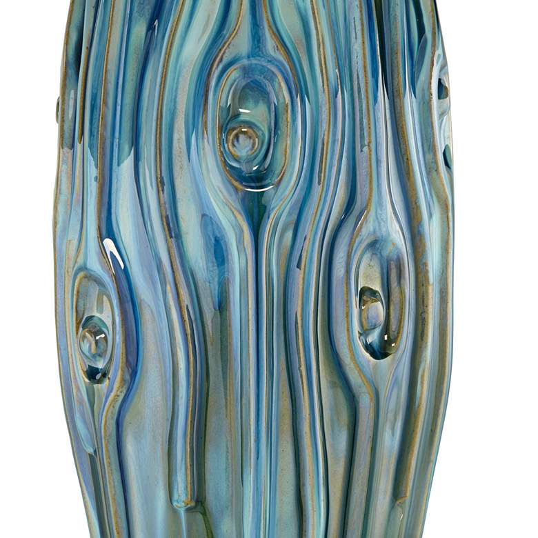 Possini Euro Eneya 31" Blue-Green Ceramic Table Lamps Set of 2