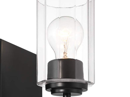 Possini Euro Evette 9 1/4" High Black Wall Sconce Set of 2