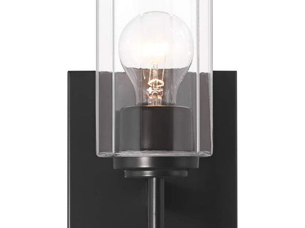 Possini Euro Evette 9 1/4" High Black Wall Sconce Set of 2