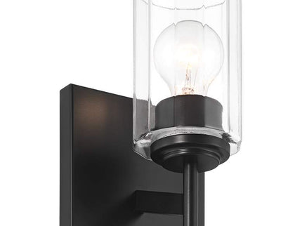 Possini Euro Evette 9 1/4" High Black Wall Sconce Set of 2