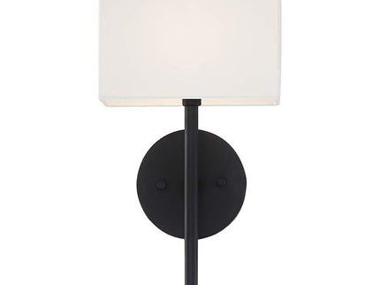 Possini Euro Favreau 16 1/4" High Black Wall Sconce Set of 2