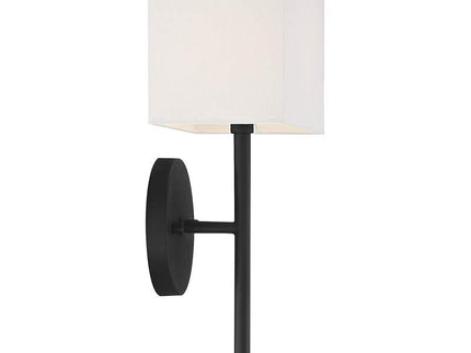 Possini Euro Favreau 16 1/4" High Black Wall Sconce Set of 2